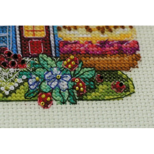 Cross-stitch kits Sweet morning (Deco Scenes), AH-146 by Abris Art - buy online! ✿ Fast delivery ✿ Factory price ✿ Wholesale and retail ✿ Purchase Big kits for cross stitch embroidery