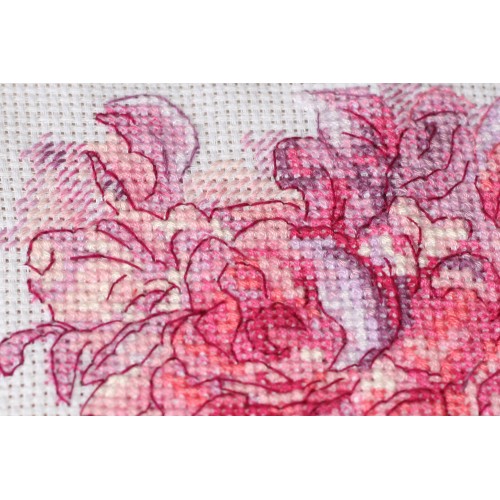 Cross-stitch kits Flower grace (Romanticism), AH-172 by Abris Art - buy online! ✿ Fast delivery ✿ Factory price ✿ Wholesale and retail ✿ Purchase Big kits for cross stitch embroidery