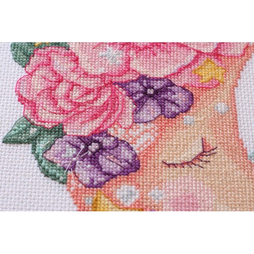 Cross-stitch kits Moon (Deco Scenes), AH-060 by Abris Art - buy online! ✿ Fast delivery ✿ Factory price ✿ Wholesale and retail ✿ Purchase Big kits for cross stitch embroidery