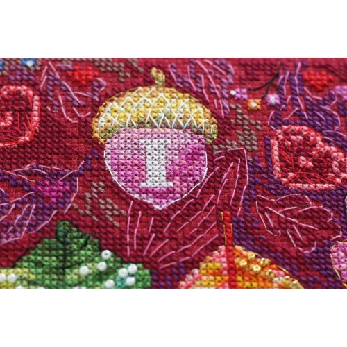 Cross-stitch kits Colorful autumn (Still life), AH-128 by Abris Art - buy online! ✿ Fast delivery ✿ Factory price ✿ Wholesale and retail ✿ Purchase Big kits for cross stitch embroidery