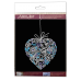 Mini Bead embroidery kit Lace heart (Winter tale), AM-230 by Abris Art - buy online! ✿ Fast delivery ✿ Factory price ✿ Wholesale and retail ✿ Purchase Sets-mini-for embroidery with beads on canvas