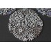 Mid-sized bead embroidery kit Lace balls (Winter tale), AMB-077 by Abris Art - buy online! ✿ Fast delivery ✿ Factory price ✿ Wholesale and retail ✿ Purchase Sets MIDI for beadwork