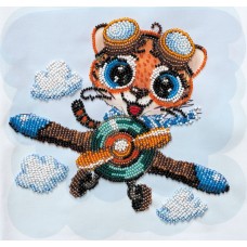 Mid-sized bead embroidery kit With the wind!