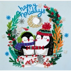 Mid-sized bead embroidery kit Sweet winter