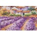Cross-stitch kits Lavender fields (Landscapes), AH-116 by Abris Art - buy online! ✿ Fast delivery ✿ Factory price ✿ Wholesale and retail ✿ Purchase Big kits for cross stitch embroidery