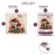 Midi Bead Embroidery Kit on Art Canvas "Autumn Stories"