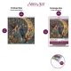 Midi Bead Embroidery Kit on Art Canvas "I’ll Draw You the Stars"