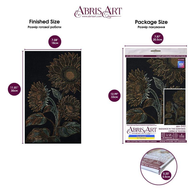 Cross Stitch Kit "Radiance in the Darkness"
