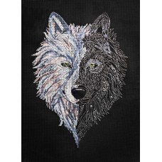 Cross-stitch kits wolf (Animals)