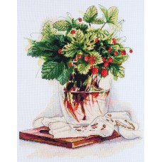 Cross-stitch kits Strawberry bouquet (Still life)