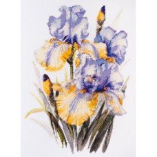 Cross-stitch kits Irises (Flowers)