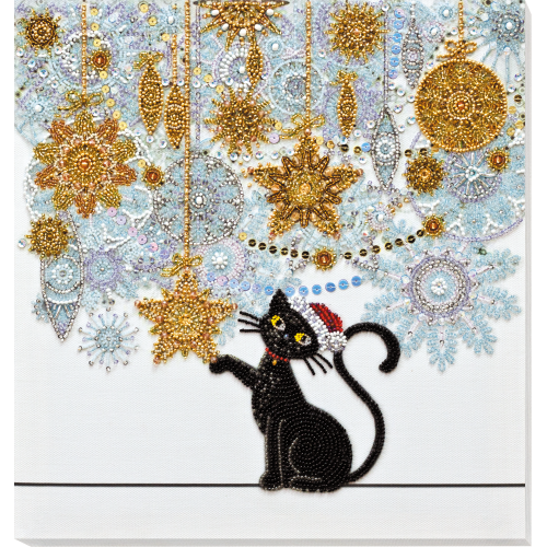 Main Bead Embroidery Kit One second before (Winter tale), AB-853 by Abris Art - buy online! ✿ Fast delivery ✿ Factory price ✿ Wholesale and retail ✿ Purchase Great kits for embroidery with beads