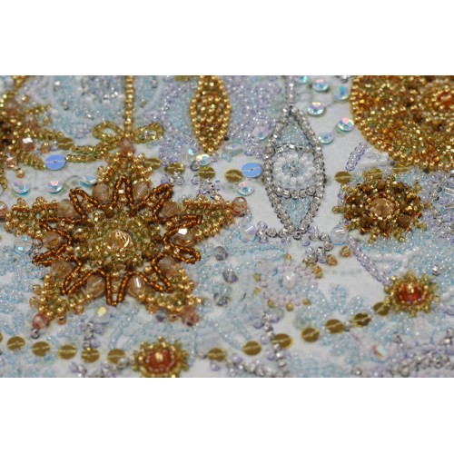 Main Bead Embroidery Kit One second before (Winter tale), AB-853 by Abris Art - buy online! ✿ Fast delivery ✿ Factory price ✿ Wholesale and retail ✿ Purchase Great kits for embroidery with beads