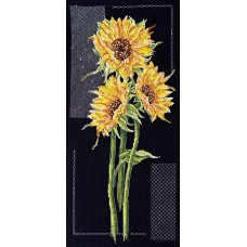 Cross-stitch kits Bright sunflowers (Flowers)