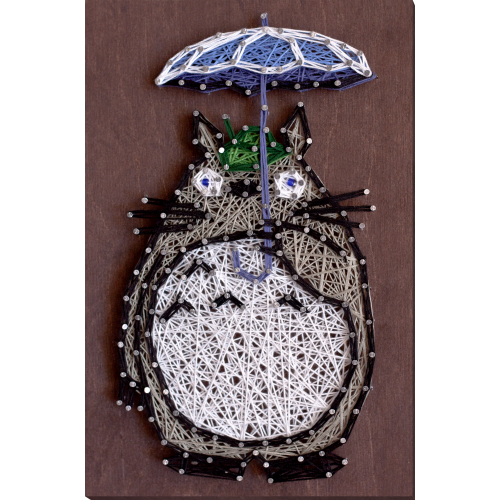 Creative Kit/String Art Totoro, ABC-025 by Abris Art - buy online! ✿ Fast delivery ✿ Factory price ✿ Wholesale and retail ✿ Purchase String art