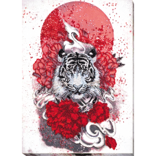 Main Bead Embroidery Kit Bai-hu (White tiger) (Deco Scenes)