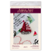 Decoration Light sailboat, AD-213 by Abris Art - buy online! ✿ Fast delivery ✿ Factory price ✿ Wholesale and retail ✿ Purchase Kits for creating brooches (jewelry) with beads