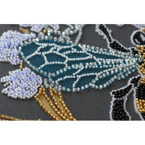 Main Bead Embroidery Kit Bee in clover (Deco Scenes), AB-831 by Abris Art - buy online! ✿ Fast delivery ✿ Factory price ✿ Wholesale and retail ✿ Purchase Great kits for embroidery with beads