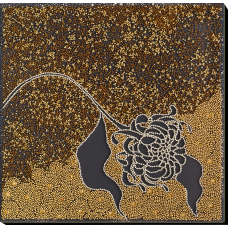 Main Bead Embroidery Kit Black chrysanthemum (Flowers)
