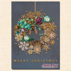 Main Bead Embroidery Kit New year wreath (Winter tale)