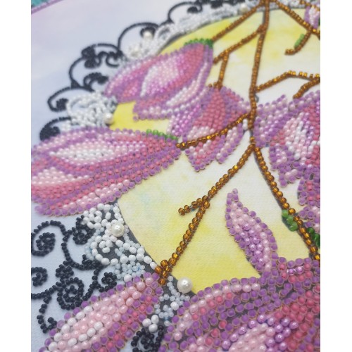 Main Bead Embroidery Kit Blooming magnolia (Flowers)