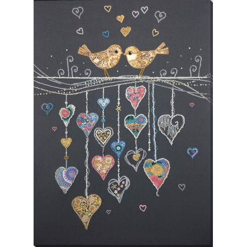 Main Bead Embroidery Kit Birds in love (Deco Scenes)
