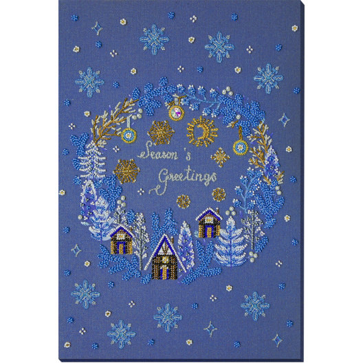 Main Bead Embroidery Kit Christmas motif (Winter tale)