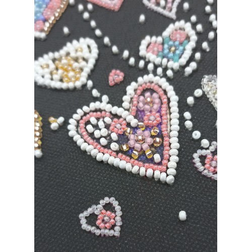 Main Bead Embroidery Kit Rabbits in love (Deco Scenes)