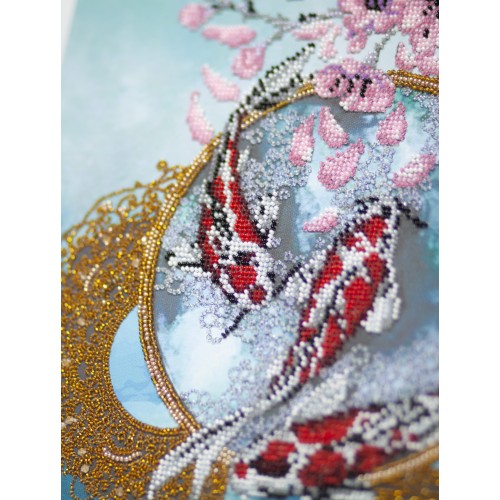 Main Bead Embroidery Kit Flower carps (Deco Scenes)