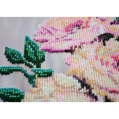 Main Bead Embroidery Kit Gentle roses (Flowers)