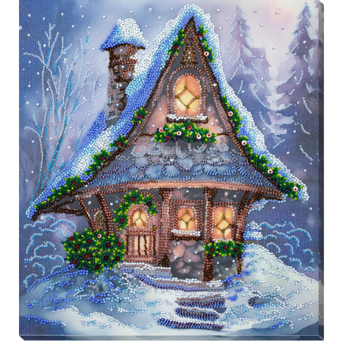 Main Bead Embroidery Kit When winter blows cold (Winter tale)