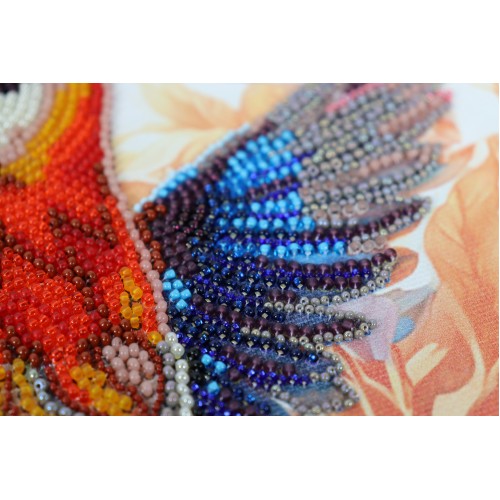 Main Bead Embroidery Kit A colorful flap of a wing (Deco Scenes)