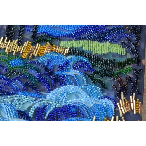 Main Bead Embroidery Kit There behind the waterfall (Deco Scenes)