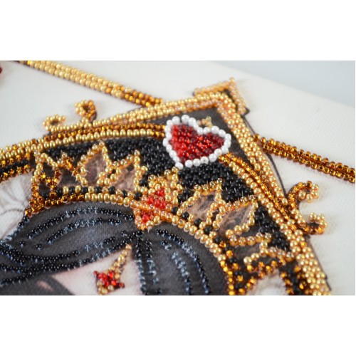 Main Bead Embroidery Kit Queen of hearts (Deco Scenes), AB-940  від Абрис Арт - купити з доставкою ✿ Найкраща ціна від виробника ✿ Оптом та в роздріб ✿ Придбати Big size DIY kits for embroidery with beads