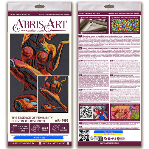 Main Bead Embroidery Kit The essence of femininity (Deco Scenes), AB-959  від Абрис Арт - купити з доставкою ✿ Найкраща ціна від виробника ✿ Оптом та в роздріб ✿ Придбати Big size DIY kits for embroidery with beads