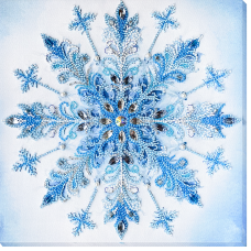 Main Bead Embroidery Kit Frost patterns (Winter tale)