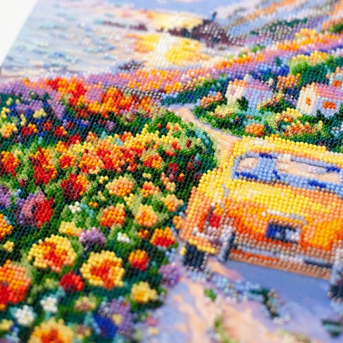 Main Bead Embroidery Kit Twilight Over the Sea (Landscapes), AB-968  від Абрис Арт - купити з доставкою ✿ Найкраща ціна від виробника ✿ Оптом та в роздріб ✿ Придбати Big size DIY kits for embroidery with beads