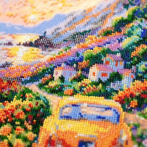 Main Bead Embroidery Kit Twilight Over the Sea (Landscapes), AB-968  від Абрис Арт - купити з доставкою ✿ Найкраща ціна від виробника ✿ Оптом та в роздріб ✿ Придбати Big size DIY kits for embroidery with beads