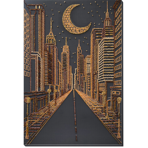 Main Bead Embroidery Kit City of dreams (Landscapes), AB-971  від Абрис Арт - купити з доставкою ✿ Найкраща ціна від виробника ✿ Оптом та в роздріб ✿ Придбати Big size DIY kits for embroidery with beads