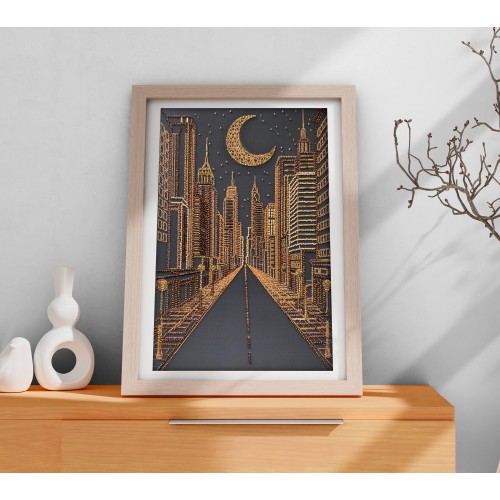 Main Bead Embroidery Kit City of dreams (Landscapes), AB-971  від Абрис Арт - купити з доставкою ✿ Найкраща ціна від виробника ✿ Оптом та в роздріб ✿ Придбати Big size DIY kits for embroidery with beads