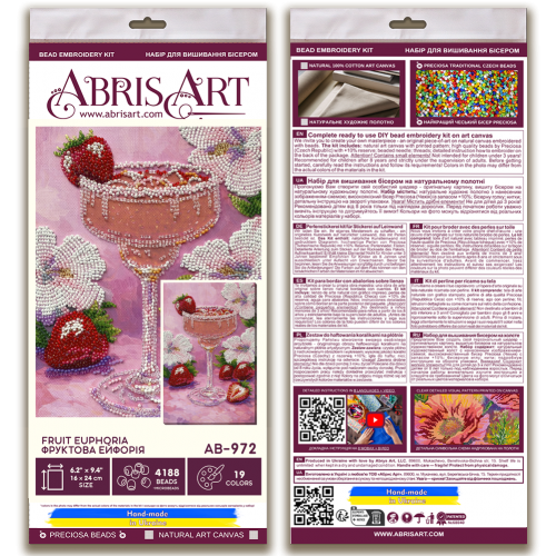 Main Bead Embroidery Kit Fruit Euphoria (Deco Scenes), AB-972  від Абрис Арт - купити з доставкою ✿ Найкраща ціна від виробника ✿ Оптом та в роздріб ✿ Придбати Big size DIY kits for embroidery with beads