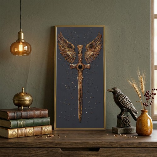 Main Bead Embroidery Kit Power talisman (Deco Scenes), AB-973  від Абрис Арт - купити з доставкою ✿ Найкраща ціна від виробника ✿ Оптом та в роздріб ✿ Придбати Big size DIY kits for embroidery with beads