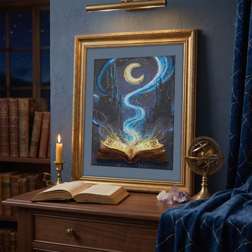 Main Bead Embroidery Kit Book of Dreams (Fantasy), AB-977  від Абрис Арт - купити з доставкою ✿ Найкраща ціна від виробника ✿ Оптом та в роздріб ✿ Придбати Big size DIY kits for embroidery with beads