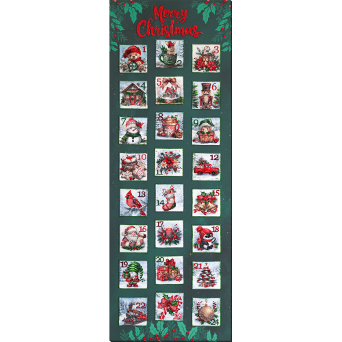 Main Bead Embroidery Kit Christmas Advent calendar (Winter tale), AB-978  від Абрис Арт - купити з доставкою ✿ Найкраща ціна від виробника ✿ Оптом та в роздріб ✿ Придбати Big size DIY kits for embroidery with beads