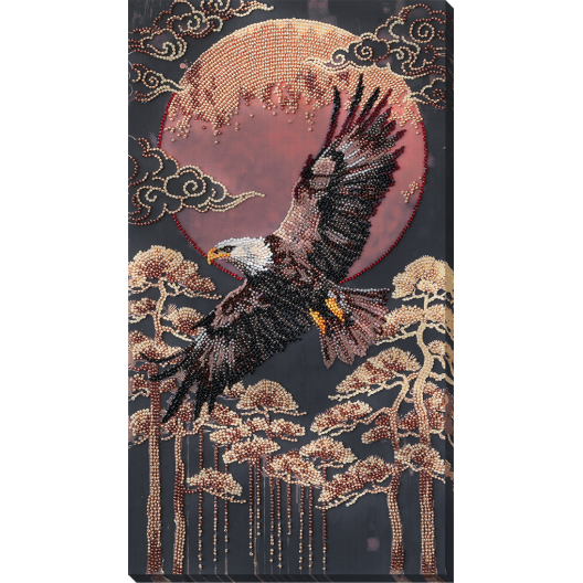 Main Bead Embroidery Kit Lord of the Skies (Animals and birds), AB-980  від Абрис Арт - купити з доставкою ✿ Найкраща ціна від виробника ✿ Оптом та в роздріб ✿ Придбати Big size DIY kits for embroidery with beads