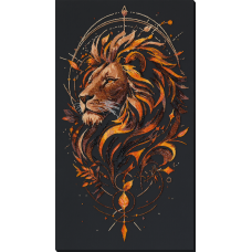 Main Bead Embroidery Kit The King of Beasts (Animals and birds)