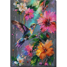 Main Bead Embroidery Kit Tropical Guest (Animals and birds)