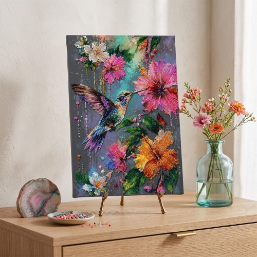 Main Bead Embroidery Kit Tropical Guest (Animals and birds), AB-987  від Абрис Арт - купити з доставкою ✿ Найкраща ціна від виробника ✿ Оптом та в роздріб ✿ Придбати Big size DIY kits for embroidery with beads