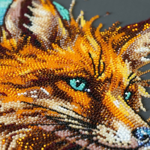Main Bead Embroidery Kit Embodiment of Cunning (Animals and birds), AB-988  від Абрис Арт - купити з доставкою ✿ Найкраща ціна від виробника ✿ Оптом та в роздріб ✿ Придбати Big size DIY kits for embroidery with beads