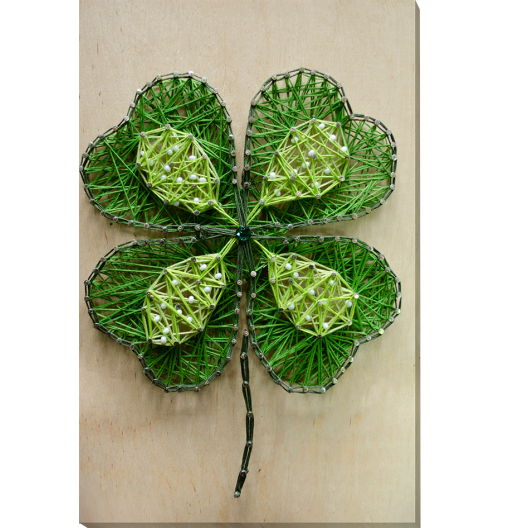 Creative Kit/String Art The magic of the clover (Deco Scenes), ABC-034  від Абрис Арт - купити з доставкою ✿ Найкраща ціна від виробника ✿ Оптом та в роздріб ✿ Придбати String art